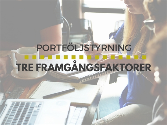 Portföljstyrning: Tre viktiga framgångsfaktorer